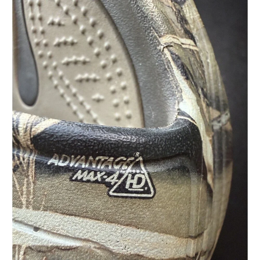 Crocs Realtree Advantage Max-4 HD Camo Clogs Mens 12 Hunting Outdoor Slip On